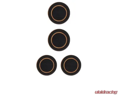 Tufskinz Interior Cup Holder Inserts Fits 2007-2018 Wrangler Jk 4 Piece Kit In Black/Tan - JEP005-FTN-X