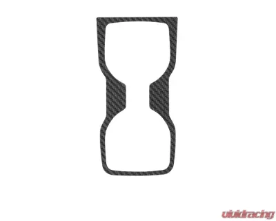 Tufskinz Double Cup Holder Accent Fits 2019-2020 Ford Ranger 1 Piece Kit In Real Carbon Fiber(Raw) - RAG010-RCF-X