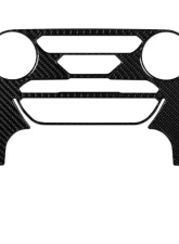 Tufskinz Climate Control Accent Fits 2019-2020 Ford Ranger 1 Piece Kit In Real Carbon Fiber (Domed)                                     - RAG011-DCF-G - Image 3