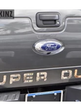 Tufskinz "Super Duty" Tailgate Letter Inserts Fits 2008-2016 Ford Super Duty 9 Piece Kit In Camouflage                                     - SUP003-CAM-M - Image 2