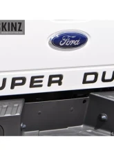 Tufskinz "Super Duty" Tailgate Letter Inserts Fits 2008-2016 Ford Super Duty 9 Piece Kit In Domed Carbon Fiber                                     - SUP003-DCF-G - Image 3