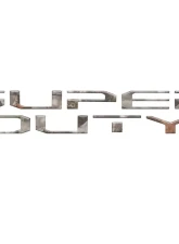 Tufskinz "Super Duty" Hood Letter Inserts Fits 2017-2020 Ford Super Duty 10 Piece Kit In Camouflage                                     - SUP008-CAM-M - Image 4