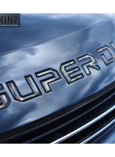 Tufskinz "Super Duty" Hood Letter Inserts Fits 2017-2020 Ford Super Duty 10 Piece Kit In Camouflage                                     - SUP008-CAM-M - Image 2