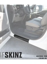 Tufskinz Door Sill Protection Raw Real Carbon Fiber F-150 Logo(Black/Gray) Front Doors 2 Piece Kit                                     - SUP055-FRD-RCFMP-077-X - Image 2