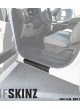 Tufskinz Door Sill Protection Raw Real Carbon Fiber Front Doors 2 Piece Kit                                     - SUP055-FRD-RCFMP-X - Image 2