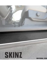 Tufskinz Door Sill Protection Raw Real Carbon Fiber Front Doors 2 Piece Kit                                     - SUP055-RCFMP-X - Image 3