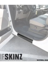 Tufskinz Door Sill Protection Raw Real Carbon Fiber Front Doors 2 Piece Kit                                     - SUP055-RCFMP-X - Image 3