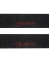 Tufskinz Door Sill Protection Tuf-Liner Series F-150 Logo(Black/Red) Front Doors 2 Piece Kit                                     - SUP057-FRD-TFLMP-087-X - Image 2