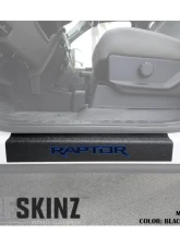Tufskinz Door Sill Protection Tuf-Liner Series Raptor Logo Front Doors(Black/Blue) 2 Piece Kit                                     - SUP057-FRD-TFLMP-163-X - Image 2