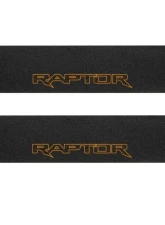 Tufskinz Door Sill Protection Tuf-Liner Series Raptor Logo Front Doors(Black/Orange) 2 Piece Kit                                     - SUP057-FRD-TFLMP-167-X - Image 2