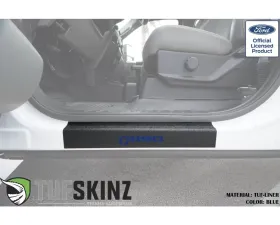 Tufskinz Door Sill Protection Tuf-Liner Series F-150 Logo(Blue) Front Doors 2 Piece Kit