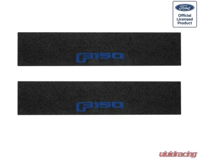 Tufskinz Door Sill Protection Tuf-Liner Series F-150 Logo(Blue) Front Doors 2 Piece Kit - SUP057-FRD-TFLMP-225-X