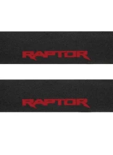 Tufskinz Door Sill Protection Tuf-Liner Series Raptor Logo(Red) Front Doors 2 Piece Kit                                     - SUP057-FRD-TFLMP-226-X - Image 2