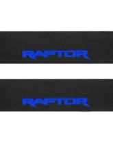Tufskinz Door Sill Protection Tuf-Liner Series Raptor Logo(Blue) Front Doors 2 Piece Kit                                     - SUP057-FRD-TFLMP-227-X - Image 2