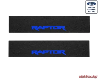 Tufskinz Door Sill Protection Tuf-Liner Series Raptor Logo(Blue) Front Doors 2 Piece Kit - SUP057-FRD-TFLMP-227-X