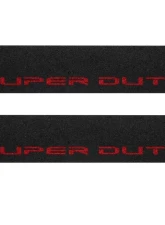 Tufskinz Door Sill Protection Tuf-Liner Series Super Duty Logo(Red) Front Doors 2 Piece Kit                                     - SUP057-TFLMP-228-X - Image 2