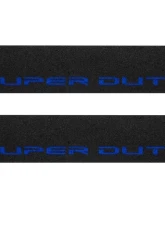 Tufskinz Door Sill Protection Tuf-Liner Series Super Duty Logo(Blue) Front Doors 2 Piece Kit                                     - SUP057-TFLMP-229-X - Image 2