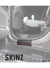 Tufskinz Door Sill Protection Tuf-Liner Series Super Duty Logo(Black/Red) Rear Doors 2 Piece Kit                                     - SUP058-TFLMP-084-X - Image 2