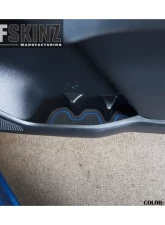 Tufskinz Side Door Pocket Inserts Fits 2016-2020 Toyota Tacoma 8 Piece Kit In Black/Red                                     - TAC012-FRD-X - Image 4