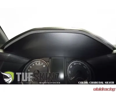 Tufskinz Dashboard Accent Trim Fits 2016-2020 Toyota Tacoma 1 Piece Kit In Charcoal Silver(Similar To Magnetic Gray) - TAC018-CLG-G