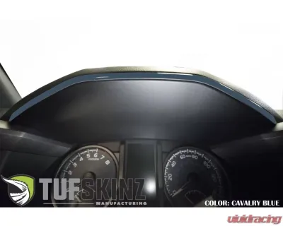 Tufskinz Dashboard Accent Trim Fits 2016-2020 Toyota Tacoma 1 Piece Kit In Cavalry Blue - TAC018-CYB-G