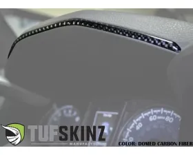 Tufskinz Dashboard Accent Trim Fits 2016-2020 Toyota Tacoma 1 Piece Kit In Domed Carbon Fiber