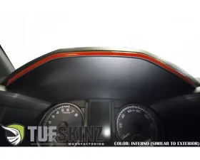 Tufskinz Dashboard Accent Trim Fits 2016-2020 Toyota Tacoma 1 Piece Kit In Inferno