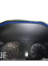 Tufskinz Dashboard Accent Trim Fits 2016-2020 Toyota Tacoma 1 Piece Kit In Blazing Blue                                     - TAC018-GBL-G - Image 2