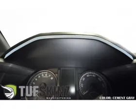 Tufskinz Dashboard Accent Trim Fits 2016-2020 Toyota Tacoma 1 Piece Kit In Cement Gray