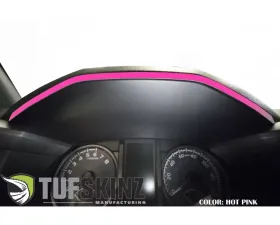 Tufskinz Dashboard Accent Trim Fits 2016-2020 Toyota Tacoma 1 Piece Kit In Hot Pink