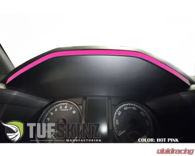 Tufskinz Dashboard Accent Trim Fits 2016-2020 Toyota Tacoma 1 Piece Kit In Hot Pink - TAC018-HPK-G