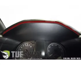 Tufskinz Dashboard Accent Trim Fits 2016-2020 Toyota Tacoma 1 Piece Kit In Ruby Red