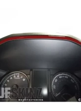 Tufskinz Dashboard Accent Trim Fits 2016-2020 Toyota Tacoma 1 Piece Kit In Ruby Red                                     - TAC018-SNR-G - Image 2