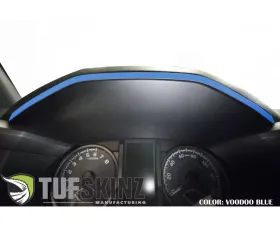 Tufskinz Dashboard Accent Trim Fits 2016-2020 Toyota Tacoma 1 Piece Kit In Voodoo Blue