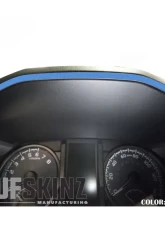 Tufskinz Dashboard Accent Trim Fits 2016-2020 Toyota Tacoma 1 Piece Kit In Voodoo Blue                                     - TAC018-VODB-G - Image 2