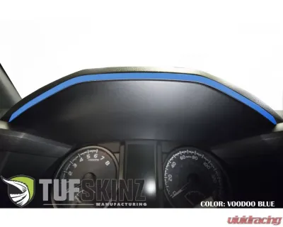 Tufskinz Dashboard Accent Trim Fits 2016-2020 Toyota Tacoma 1 Piece Kit In Voodoo Blue - TAC018-VODB-G