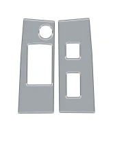 Tufskinz Access Cab Door Switch Panel Accents Fits 2016-2020 Toyota Tacoma 2 Piece Kit In Cement Gray                                     - TAC036-GGY-G - Image 2