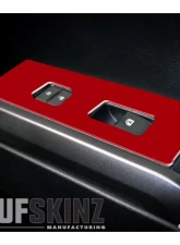 Tufskinz Access Cab Door Switch Panel Accents Fits 2016-2020 Toyota Tacoma 2 Piece Kit In Gloss Trd Red                                     - TAC036-RED-G - Image 2