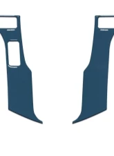 Tufskinz Steering Wheel Trim With 3 Buttons Fits Toyota Models 2 Piece Kit In Cavalry Blue                                     - TAC038-CYB-G - Image 2