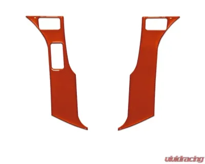 Tufskinz Steering Wheel Trim With 3 Buttons Fits Toyota Models 2 Piece Kit In Inferno - TAC038-FNO-G