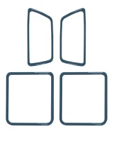 Tufskinz Access Cab Door Handle Surround Accent Trim Fits 2016-2020 Toyota Tacoma 4 Piece Kit In Calvary Blue                                     - TAC044-CYB-G - Image 2