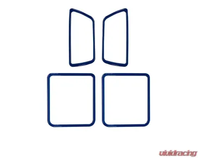 Tufskinz Access Cab Door Handle Surround Accent Trim Fits 2016-2020 Toyota Tacoma 4 Piece Kit In Blazing Blue - TAC044-GBL-G