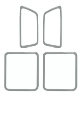 Tufskinz Access Cab Door Handle Surround Accent Trim Fits 2016-2020 Toyota Tacoma 4 Piece Kit In Cement Gray                                     - TAC044-GGY-G - Image 2