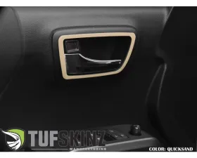 Tufskinz Access Cab Door Handle Surround Accent Trim Fits 2016-2020 Toyota Tacoma 4 Piece Kit In Quicksand Tan