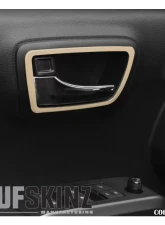 Tufskinz Access Cab Door Handle Surround Accent Trim Fits 2016-2020 Toyota Tacoma 4 Piece Kit In Quicksand Tan                                     - TAC044-GTN-G - Image 2