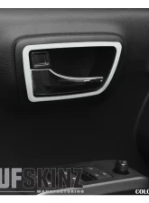 Tufskinz Access Cab Door Handle Surround Accent Trim Fits 2016-2020 Toyota Tacoma 4 Piece Kit In Gloss White                                     - TAC044-WHT-G - Image 2