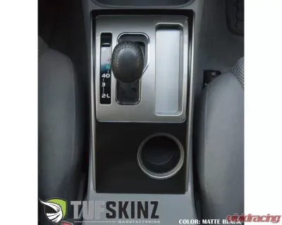 Tufskinz Center Console Accent Fits 2005-2015 Toyota Tacoma 1 Piece Kit In Matte Black - TAC046-BLK-M