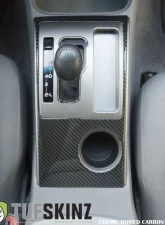Tufskinz Center Console Accent Fits 2005-2015 Toyota Tacoma 1 Piece Kit In Domed Carbon Fiber                                     - TAC046-DCF-G - Image 2