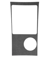 Tufskinz Center Console Accent Fits 2005-2015 Toyota Tacoma 1 Piece Kit In Raw Carbon Fiber                                     - TAC046-RCF-X - Image 2