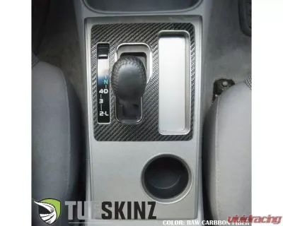 Tufskinz Automatic Transmission Accent Fits 2005-2015 Toyota Tacoma 1 Piece Kit In Raw Carbon Fiber - TAC047-RCF-X